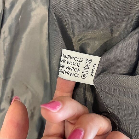 Vintage CRISCA wool plaid blazer Jacket, size Large (40) - Picture 9 of 11